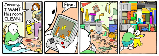 Gameboy Genius » Blog Archive » Tetris comic strip