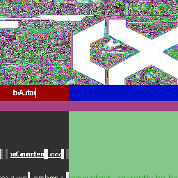Glitched  OXO Unlimited homepage