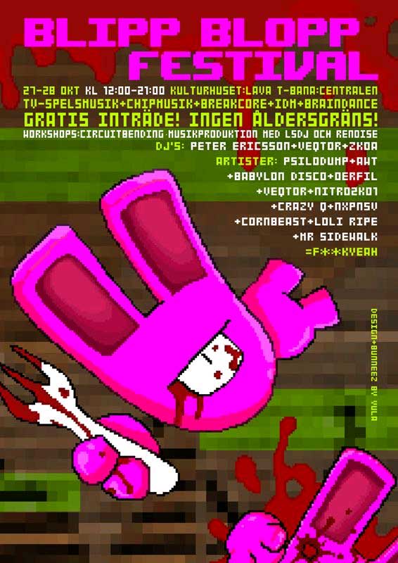 Blippbloppfestivalen, poster